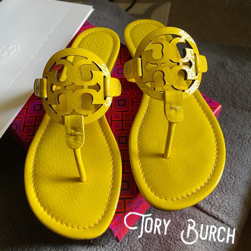 Tory Burch Miller Patent Sandal 8M